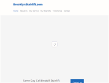 Tablet Screenshot of brooklynstairlift.com